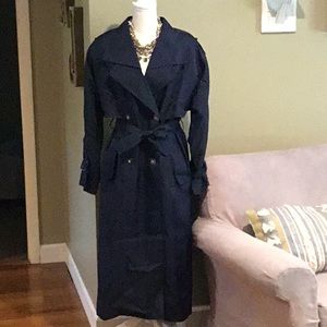 Gallery - Navy Trench Coat